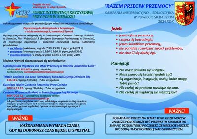Broszura informacyjna - 1 strona